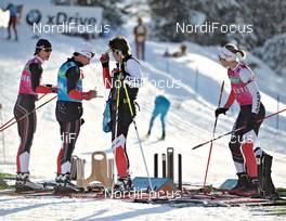 08.12.2011, Hochfilzen, Austria (AUT): Team Canada prepares for ski tests - IBU world cup biathlon, training, Hochfilzen (AUT). www.nordicfocus.com. © Felgenhauer/NordicFocus. Every downloaded picture is fee-liable.