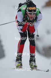 17.12.2011, Hochfilzen, Austria (AUT): Simon Eder (AUT), Fischer, Rottefella, Swix - IBU world cup biathlon, pursuit men, Hochfilzen (AUT). www.nordicfocus.com. © Manzoni/NordicFocus. Every downloaded picture is fee-liable.