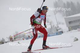 15.12.2011, Hochfilzen, Austria (AUT): Christoph Sumann (AUT), Atomic, Leki  - IBU world cup biathlon, sprint men, Hochfilzen (AUT). www.nordicfocus.com. © Manzoni/NordicFocus. Every downloaded picture is fee-liable.
