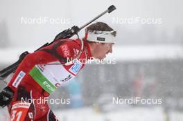 15.12.2011, Hochfilzen, Austria (AUT): Emil Hegle Svendsen (NOR), Madshus, Rottefella, Swix, Odlo - IBU world cup biathlon, sprint men, Hochfilzen (AUT). www.nordicfocus.com. © Manzoni/NordicFocus. Every downloaded picture is fee-liable.