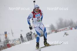 15.12.2011, Hochfilzen, Austria (AUT): Roland Lessing (EST), Fischer, Rottefella, Swix - IBU world cup biathlon, sprint men, Hochfilzen (AUT). www.nordicfocus.com. © Manzoni/NordicFocus. Every downloaded picture is fee-liable.