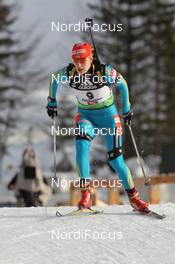16.12.2011, Hochfilzen, Austria (AUT): Natalya Burdyga (URK), Fischer, Rottefella, Swix - IBU world cup biathlon, sprint women, Hochfilzen (AUT). www.nordicfocus.com. © Manzoni/NordicFocus. Every downloaded picture is fee-liable.