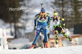 16.12.2011, Hochfilzen, Austria (AUT): Emelie Larsson (SWE), Peltonen, Rottfella, Alpina, Leki, adidas - IBU world cup biathlon, sprint women, Hochfilzen (AUT). www.nordicfocus.com. © Manzoni/NordicFocus. Every downloaded picture is fee-liable.