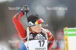 16.12.2011, Hochfilzen, Austria (AUT): Tora Berger (NOR), Fischer, Rottefella, Odlo - IBU world cup biathlon, sprint women, Hochfilzen (AUT). www.nordicfocus.com. © Manzoni/NordicFocus. Every downloaded picture is fee-liable.