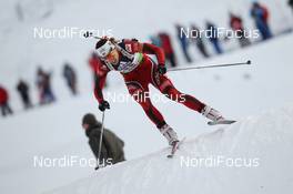 16.12.2011, Hochfilzen, Austria (AUT): Synnoeve Solemdal (NOR), Madshus, Rottefella, Swix, ODLO - IBU world cup biathlon, sprint women, Hochfilzen (AUT). www.nordicfocus.com. © Manzoni/NordicFocus. Every downloaded picture is fee-liable.