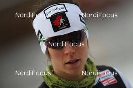 16.12.2011, Hochfilzen, Austria (AUT): Megan Imrie (CAN), Salomon, Leki - IBU world cup biathlon, sprint women, Hochfilzen (AUT). www.nordicfocus.com. © Manzoni/NordicFocus. Every downloaded picture is fee-liable.