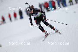 16.12.2011, Hochfilzen, Austria (AUT): Itsuka Owada (JPN), Rossignol, Rottefella, Alpina, Swix - IBU world cup biathlon, sprint women, Hochfilzen (AUT). www.nordicfocus.com. © Manzoni/NordicFocus. Every downloaded picture is fee-liable.