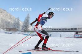 14.12.2011, Hochfilzen, Austria (AUT): Dominik Landertinger (AUT), Atomic, Leki - IBU world cup biathlon, training, Hochfilzen (AUT). www.nordicfocus.com. © Manzoni/NordicFocus. Every downloaded picture is fee-liable.