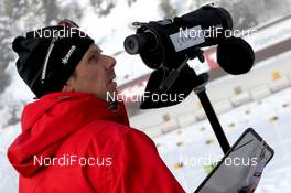 14.12.2011, Hochfilzen, Austria (AUT): Jean Paquet (CAN), head coach men Canada - IBU world cup biathlon, training, Hochfilzen (AUT). www.nordicfocus.com. © Manzoni/NordicFocus. Every downloaded picture is fee-liable.