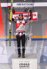 02.01.2011, Oberstdorf, Germany (GER): current tour leader Justyna Kowalczyk (POL), Fischer, Salomon, Swix  - FIS world cup cross-country, tour de ski, individual sprint, Oberstdorf (GER). www.nordicfocus.com. © Hemmersbach/NordicFocus. Every downloaded picture is fee-liable.