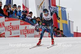06.01.2011, Toblach, Italy (ITA): Aino Kaisa Saarinen (FIN), Rossignol, Rottefella, Alpina, One Way  - FIS world cup cross-country, tour de ski, 15km women handicap start, Toblach (ITA). www.nordicfocus.com. © Hemmersbach/NordicFocus. Every downloaded picture is fee-liable.