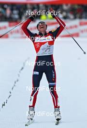06.01.2011, Toblach, Italy (ITA): todays winner Justyna Kowalczyk (POL), Fischer, Salomon, Swix  - FIS world cup cross-country, tour de ski, 15km women handicap start, Toblach (ITA). www.nordicfocus.com. © Hemmersbach/NordicFocus. Every downloaded picture is fee-liable.