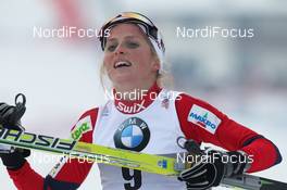 08.01.2011, Val di Fiemme, Italy (ITA): Therese Johaug (NOR), Fischer, Salomon, Swix  - FIS world cup cross-country, tour de ski, mass women, Val di Fiemme (ITA). www.nordicfocus.com. © Hemmersbach/NordicFocus. Every downloaded picture is fee-liable.