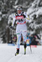 22.01.2011, Otepaeae, Estland (EST): Britta Johansson Norgren (SWE), Fischer, Rottefella, Swix, Craft  - FIS world cup cross-country, 10km women, Otepaeae (EST). www.nordicfocus.com. © Hemmersbach/NordicFocus. Every downloaded picture is fee-liable.
