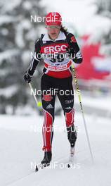22.01.2011, Otepaeae, Estland (EST): Katrin Zeller (GER), Rossignol, Rottefella, One Way, adidas  - FIS world cup cross-country, 10km women, Otepaeae (EST). www.nordicfocus.com. © Hemmersbach/NordicFocus. Every downloaded picture is fee-liable.