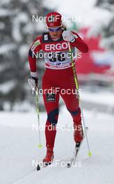 22.01.2011, Otepaeae, Estland (EST): Vibeke W. Skofterud (NOR), Fischer, Rottefella, Alpina, One Way, Swix  - FIS world cup cross-country, 10km women, Otepaeae (EST). www.nordicfocus.com. © Hemmersbach/NordicFocus. Every downloaded picture is fee-liable.