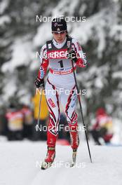 22.01.2011, Otepaeae, Estland (EST): Emily Nishikawa (CAN), Fischer, Alpina, Rottefella - FIS world cup cross-country, 10km women, Otepaeae (EST). www.nordicfocus.com. © Hemmersbach/NordicFocus. Every downloaded picture is fee-liable.