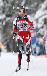 22.01.2011, Otepaeae, Estland (EST): Katerina Smutna (AUT), Fischer, Rottefella, Madshus, One Way, Loeffler  - FIS world cup cross-country, 10km women, Otepaeae (EST). www.nordicfocus.com. © Hemmersbach/NordicFocus. Every downloaded picture is fee-liable.