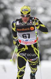 22.01.2011, Otepaeae, Estland (EST): Vincent Vittoz (FRA), Rossignol, Rottefella, One Way  - FIS world cup cross-country, 15km men, Otepaeae (EST). www.nordicfocus.com. © Hemmersbach/NordicFocus. Every downloaded picture is fee-liable.