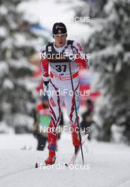 22.01.2011, Otepaeae, Estland (EST): Michael Somppi (CAN), Peltonen, Rottefella, Alpina - FIS world cup cross-country, 15km men, Otepaeae (EST). www.nordicfocus.com. © Hemmersbach/NordicFocus. Every downloaded picture is fee-liable.