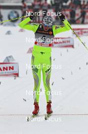 23.01.2011, Otepaeae, Estland (EST): todays winner Petra Majdic (SLO), Fischer, Rottefella, Alpina, One Way  - FIS world cup cross-country, individual sprint, Otepaeae (EST). www.nordicfocus.com. © Hemmersbach/NordicFocus. Every downloaded picture is fee-liable.