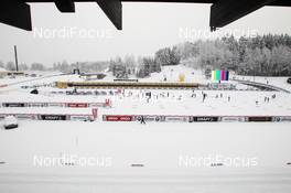 21.01.2011, Otepaeae, Estland (EST): view from the comentators cabins into the stadium, feature - FIS world cup cross-country, training, Otepaeae (EST). www.nordicfocus.com. © Hemmersbach/NordicFocus. Every downloaded picture is fee-liable.