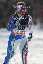 19.02.2011, Drammen, Norway (NOR): Marianna Longa (ITA), Fischer, Salomon, One Way  - FIS world cup cross-country, 10km women, Drammen (NOR). www.nordicfocus.com. © Hemmersbach/NordicFocus. Every downloaded picture is fee-liable.