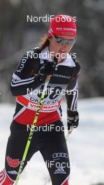 19.02.2011, Drammen, Norway (NOR): Katrin Zeller (GER), Rossignol, Rottefella, One Way, adidas  - FIS world cup cross-country, 10km women, Drammen (NOR). www.nordicfocus.com. © Hemmersbach/NordicFocus. Every downloaded picture is fee-liable.
