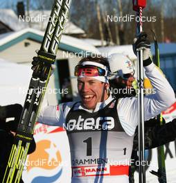 20.02.2011, Drammen, Norway (NOR): today winner Emil Joensson (SWE), Fischer, Salomon, Craft, Swix  - FIS world cup cross-country, individual sprint, Drammen (NOR). www.nordicfocus.com. © Hemmersbach/NordicFocus. Every downloaded picture is fee-liable.