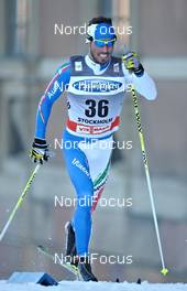 16.03.2011, Stockholm, Sweden (SWE): Thomas Moriggl (ITA), Fischer, Rottefella, Rossignol  - FIS world cup cross-country, individual sprint, Stockholm (SWE). www.nordicfocus.com. © Felgenhauer/NordicFocus. Every downloaded picture is fee-liable.