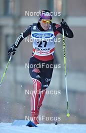 16.03.2011, Stockholm, Sweden (SWE): Nicole Fessel (GER), Rossignol, Rottefella, Alpina, One Way, adidas  - FIS world cup cross-country, individual sprint, Stockholm (SWE). www.nordicfocus.com. © Felgenhauer/NordicFocus. Every downloaded picture is fee-liable.