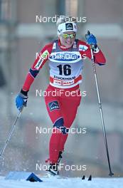 16.03.2011, Stockholm, Sweden (SWE): Therese Johaug (NOR), Fischer, Salomon, Swix  - FIS world cup cross-country, individual sprint, Stockholm (SWE). www.nordicfocus.com. © Felgenhauer/NordicFocus. Every downloaded picture is fee-liable.