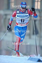 16.03.2011, Stockholm, Sweden (SWE): Maxim Vylegzhanin (RUS), Fischer, Rottefella, Alpina, Swix, adidas  - FIS world cup cross-country, individual sprint, Stockholm (SWE). www.nordicfocus.com. © Felgenhauer/NordicFocus. Every downloaded picture is fee-liable.