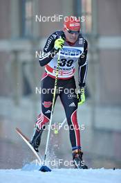 16.03.2011, Stockholm, Sweden (SWE): Tobias Angerer (GER), Rossignol, Rottefella, One Way, adidas  - FIS world cup cross-country, individual sprint, Stockholm (SWE). www.nordicfocus.com. © Felgenhauer/NordicFocus. Every downloaded picture is fee-liable.