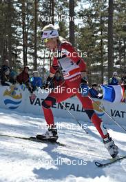 20.03.2011, Falun, Sweden (SWE): Therese Johaug (NOR), Fischer, Salomon, Swix  - FIS world cup cross-country, 10km women handicap start, Falun (SWE). www.nordicfocus.com. © Felgenhauer/NordicFocus. Every downloaded picture is fee-liable.