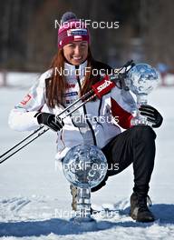 18.03.2011, Falun, Sweden (SWE): Justyna Kowalczyk (POL), Fischer, Salomon, Swix  - FIS world cup cross-country, cups, Falun (SWE). www.nordicfocus.com. © Felgenhauer/NordicFocus. Every downloaded picture is fee-liable.