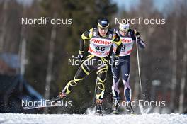 19.03.2011, Falun, Sweden (SWE): Robin Duvillard (FRA), Rossignol, Rottefella, Swix, One Way  - FIS world cup cross-country, pursuit men, Falun (SWE). www.nordicfocus.com. © Felgenhauer/NordicFocus. Every downloaded picture is fee-liable.