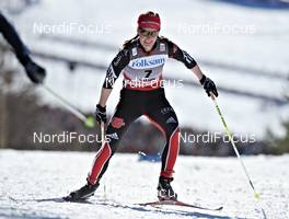 19.03.2011, Falun, Sweden (SWE): Katrin Zeller (GER), Rossignol, Rottefella, One Way, adidas  - FIS world cup cross-country, pursuit women, Falun (SWE). www.nordicfocus.com. © Felgenhauer/NordicFocus. Every downloaded picture is fee-liable.