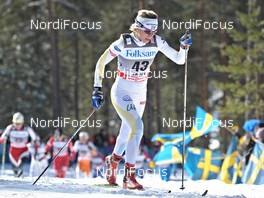19.03.2011, Falun, Sweden (SWE): Maria Rydqvist (SWE), Fischer, Rottefella, Alpina, One Way   - FIS world cup cross-country, pursuit women, Falun (SWE). www.nordicfocus.com. © Felgenhauer/NordicFocus. Every downloaded picture is fee-liable.