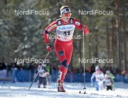19.03.2011, Falun, Sweden (SWE): Celine Brun-Lie (NOR), Fischer, Rottefella, Alpina, Swix  - FIS world cup cross-country, pursuit women, Falun (SWE). www.nordicfocus.com. © Felgenhauer/NordicFocus. Every downloaded picture is fee-liable.