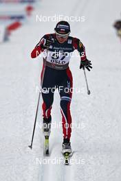 28.02.2011, Oslo, Norway (NOR): Justyna Kowalczyk (POL), Fischer, Salomon, Swix  - FIS nordic world ski championships, cross-country, 10km women, Oslo (NOR). www.nordicfocus.com. © Hemmersbach/NordicFocus. Every downloaded picture is fee-liable.