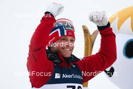 01.03.2011, Oslo, Norway (NOR): Martin Jonsrud Sundby (NOR), Fischer, KV+, Alpina, Rottefella, Swix  - FIS nordic world ski championships, cross-country, 15km men, Oslo (NOR). www.nordicfocus.com. © Laiho/NordicFocus. Every downloaded picture is fee-liable.
