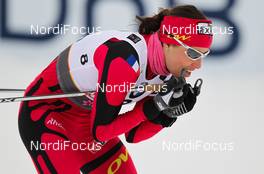 24.02.2011, Oslo, Norway (NOR): Laure Barthelemy (FRA), Fischer, Swix, Salomon, One Way  - FIS nordic world ski championships, cross-country, individual sprint, Oslo (NOR). www.nordicfocus.com. © Laiho/NordicFocus. Every downloaded picture is fee-liable.