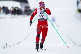 24.02.2011, Oslo, Norway (NOR): Oystein Pettersen (NOR), Rossignol, KV+, Swix, Skigo  - FIS nordic world ski championships, cross-country, individual sprint, Oslo (NOR). www.nordicfocus.com. © Laiho/NordicFocus. Every downloaded picture is fee-liable.