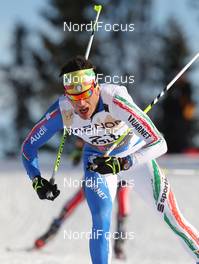 06.03.2011, Oslo, Norway (NOR): Pietro Piller Cottrer (ITA), Rossignol, Rottefella, One Way, Yoko  - FIS nordic world ski championships, cross-country, mass  men, Oslo (NOR). www.nordicfocus.com. © Hemmersbach/NordicFocus. Every downloaded picture is fee-liable.