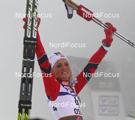 26.02.2011, Oslo, Norway (NOR): Therese Johaug (NOR), Fischer, Salomon, Swix  - FIS nordic world ski championships, cross-country, pursuit women, Oslo (NOR). www.nordicfocus.com. © Hemmersbach/NordicFocus. Every downloaded picture is fee-liable.