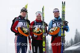 23.02.2011, Oslo, Norway (NOR): (l-r) Nina Broznic (CRO), Niviaq Chemnitz Berthelsen (DAN) and Ingrida Ardisauskaite (LTU)  - FIS nordic world ski championships, cross-country, Individual Classic Qualification Race, Oslo (NOR). www.nordicfocus.com. © Laiho/NordicFocus. Every downloaded picture is fee-liable.