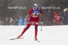 20.11.2011, Sjusjoen, Norway (NOR): Hilde Lauvhaug (NOR), Fischer, Swix, Alpina, Rottefella  - FIS world cup cross country, 4x5km women, Sjusjoen (NOR). www.nordicfocus.com. Â© Laiho/NordicFocus. Every downloaded picture is fee-liable.