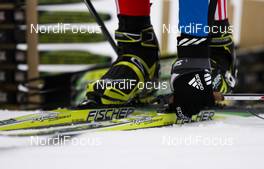 18.11.2011, Sjusjoen, Norway (NOR): a russian skier testing skis  - FIS world cup cross country, training, Sjusjoen (NOR). www.nordicfocus.com. Â© Laiho/NordicFocus. Every downloaded picture is fee-liable.