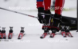 18.11.2011, Sjusjoen, Norway (NOR): a russian skier testing skis  - FIS world cup cross country, training, Sjusjoen (NOR). www.nordicfocus.com. Â© Laiho/NordicFocus. Every downloaded picture is fee-liable.
